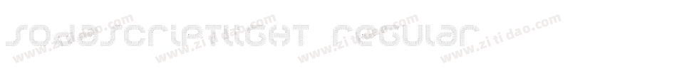 SodaScriptLight Regular字体转换